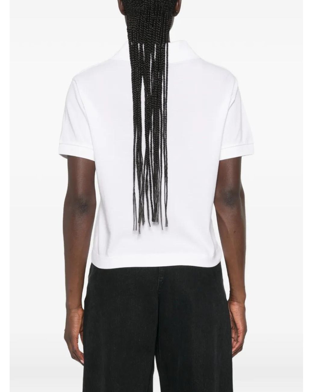 Sporty & Rich White Polo À Manches Courtes