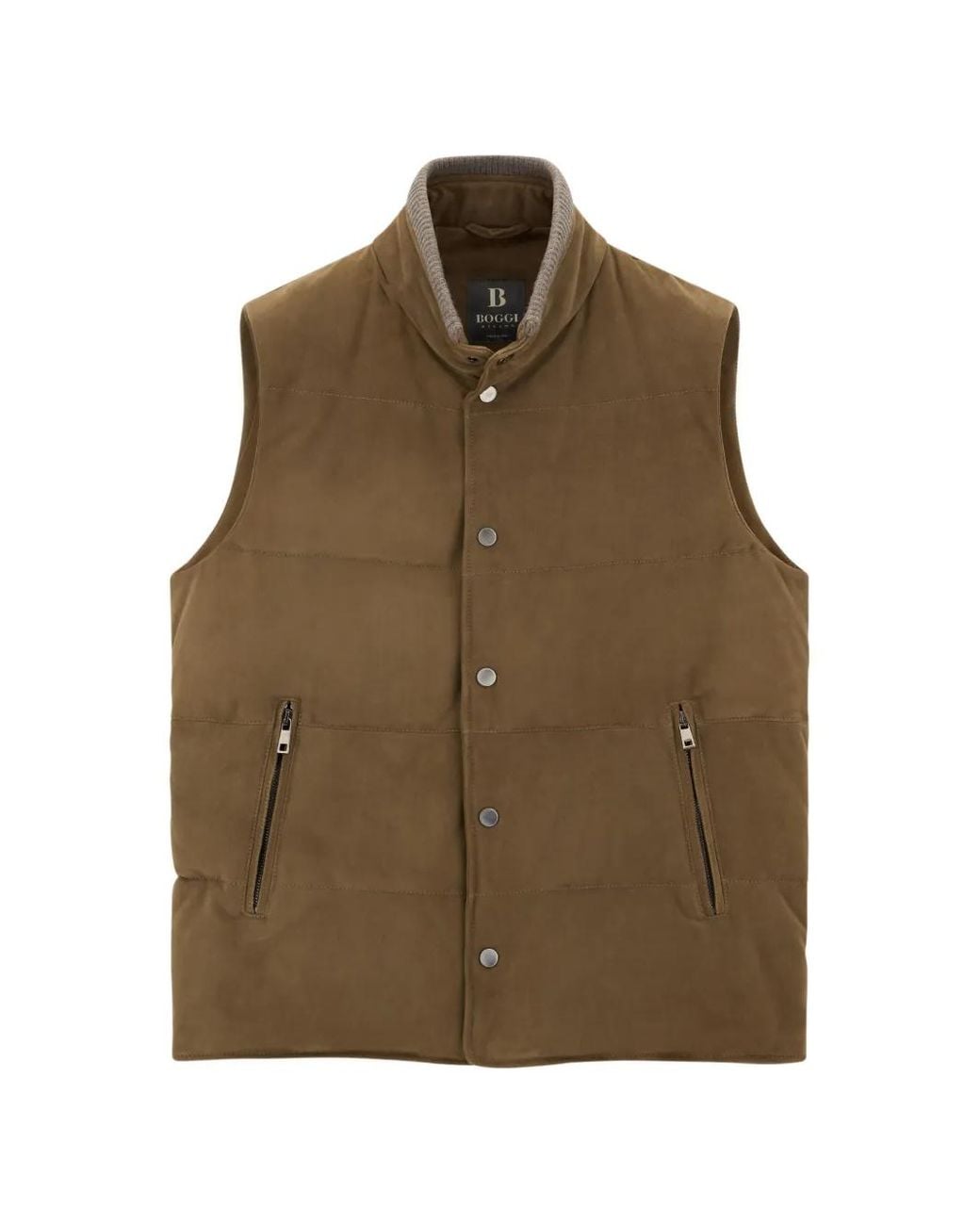 Boggi Brown Gilet Padded for men