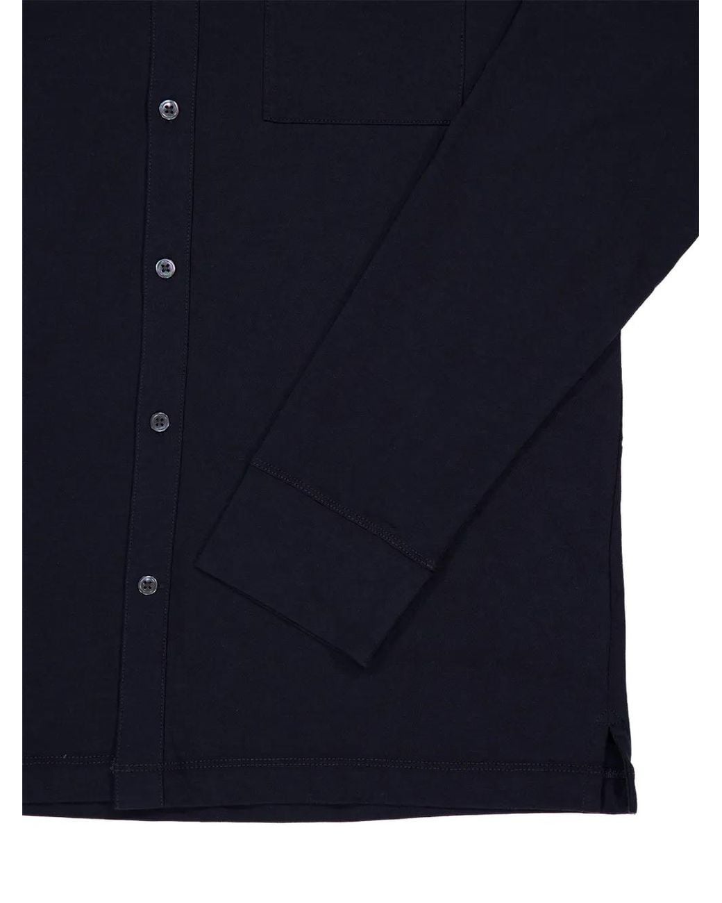 James Perse Blue Long-Sleeved Shirt for men