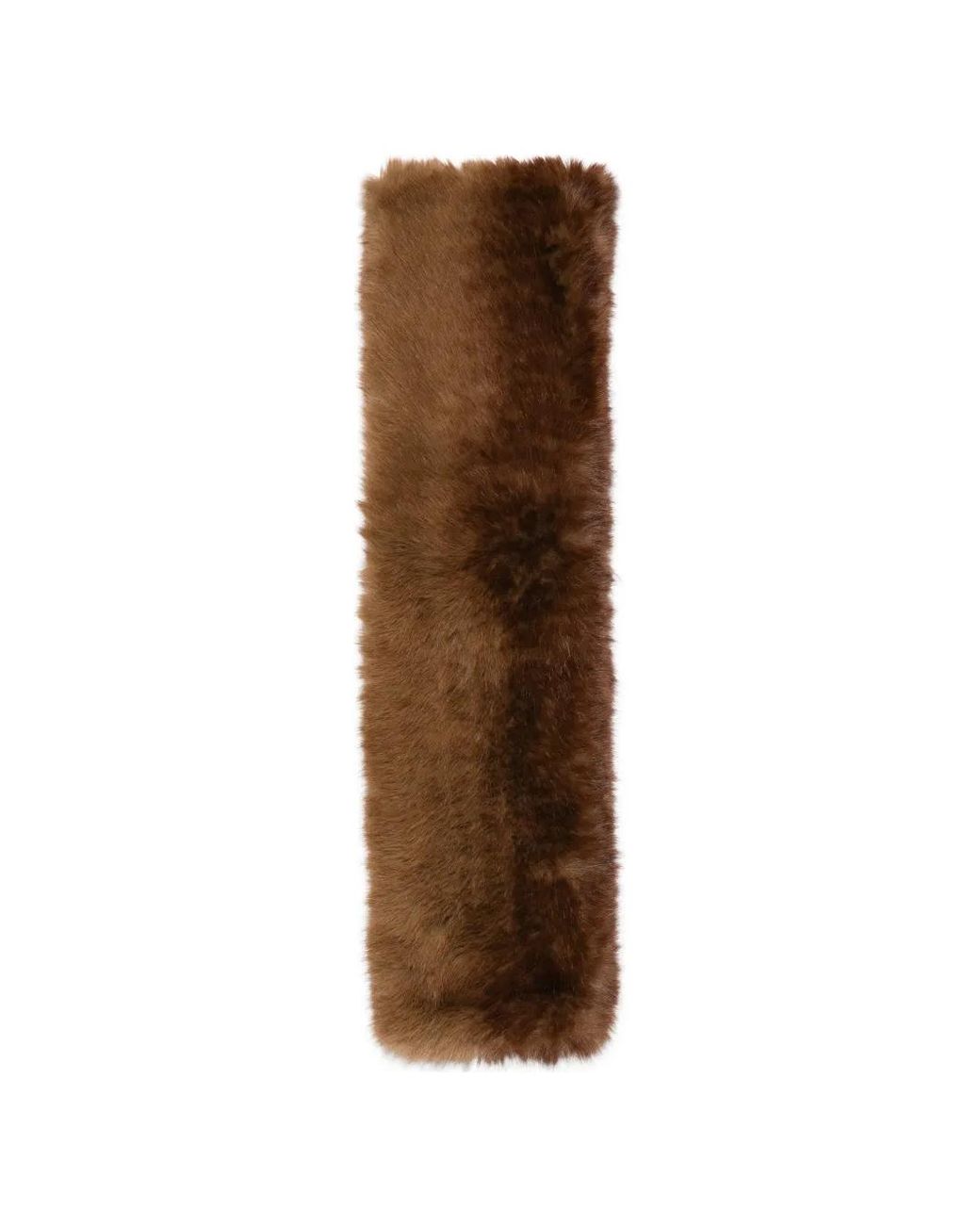 Apparis Brown Écharpe À Design Rectangulaire