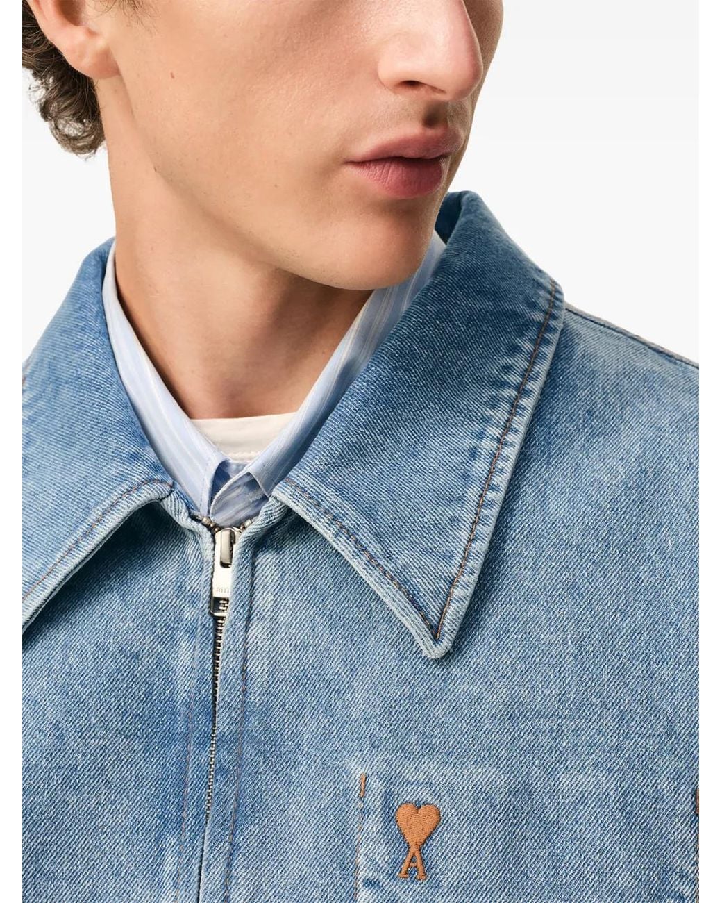 Veste AMI pour homme en coloris Blue