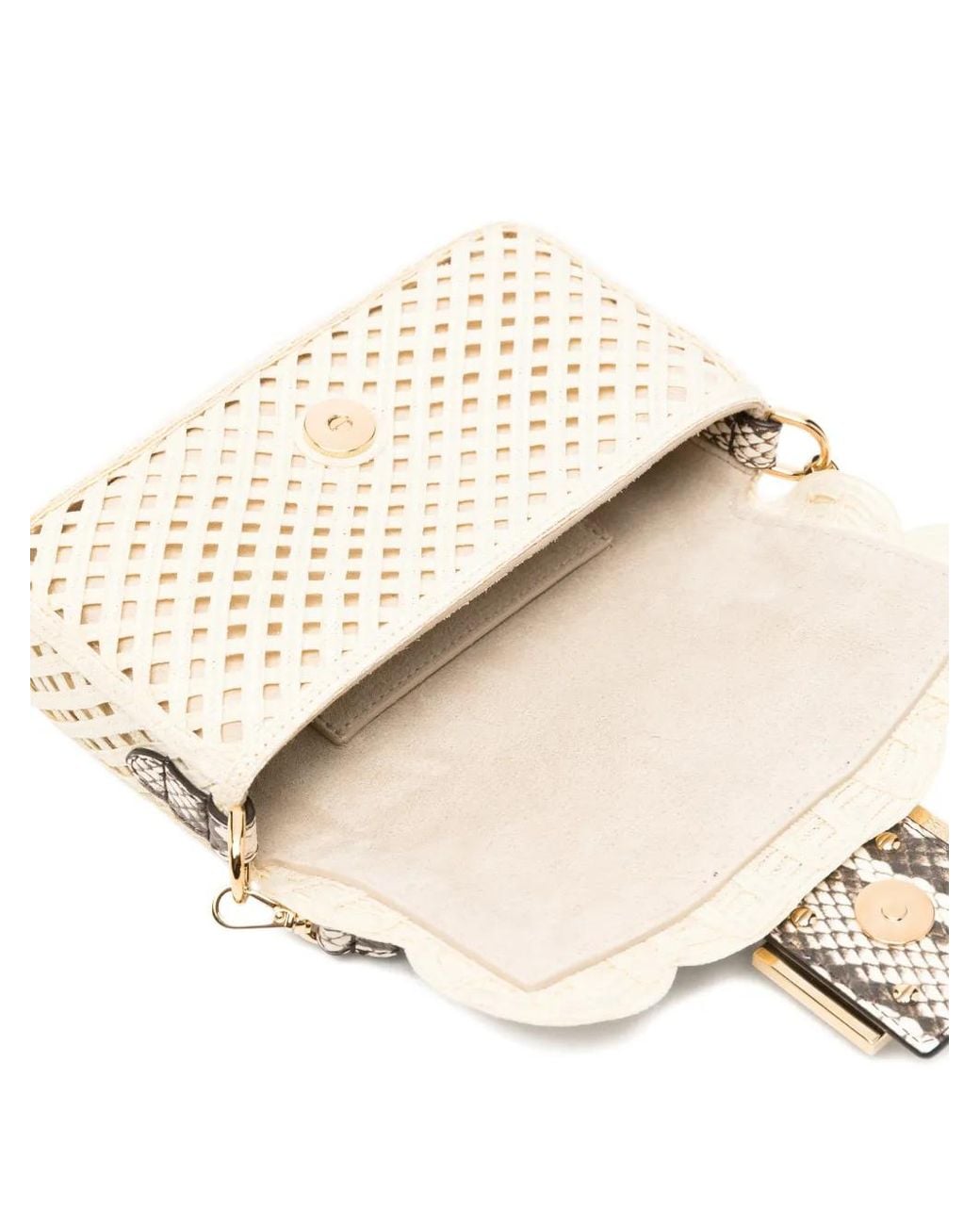 Fendi Metallic Baguette Mini Bag
