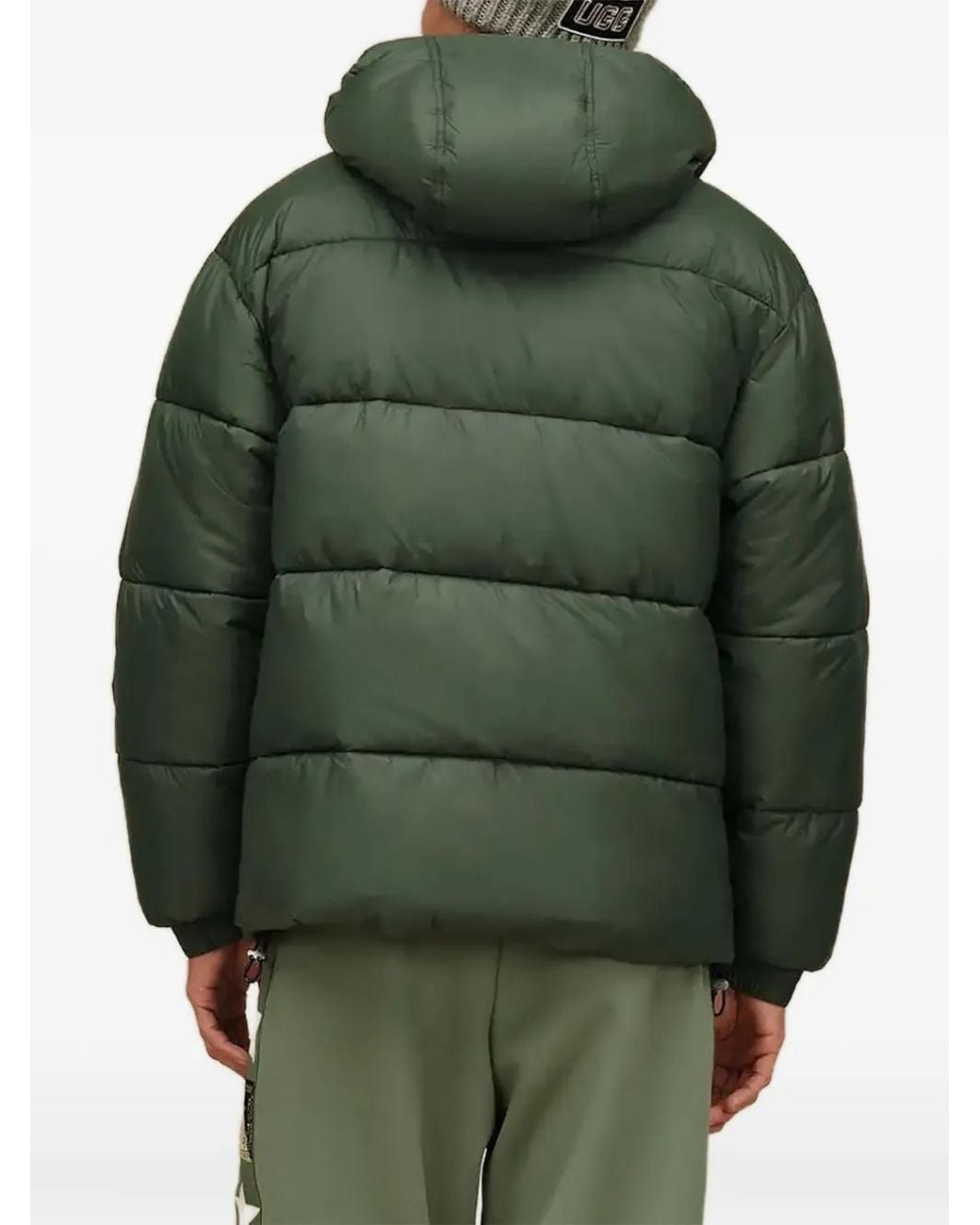 Ugg Green Xayden Braid Puffer Jacket for men