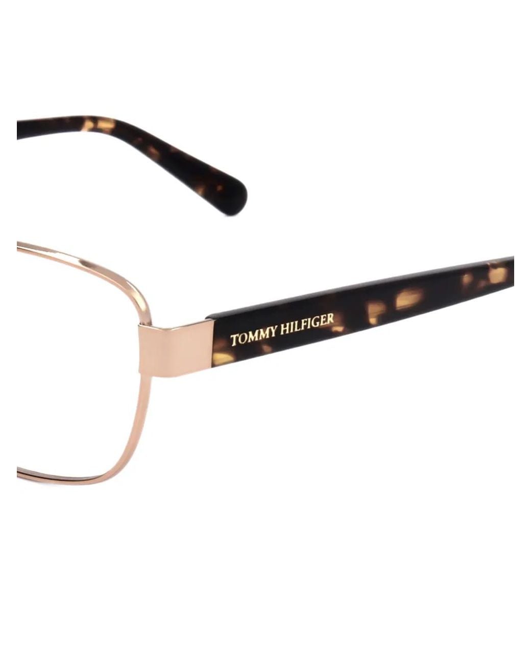 Tommy Hilfiger Metallic Square-Frame Glasses