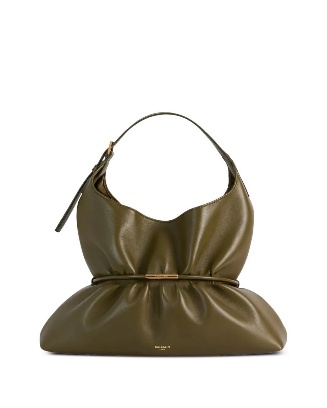 Borsa Sphynx Media di Balmain in Green