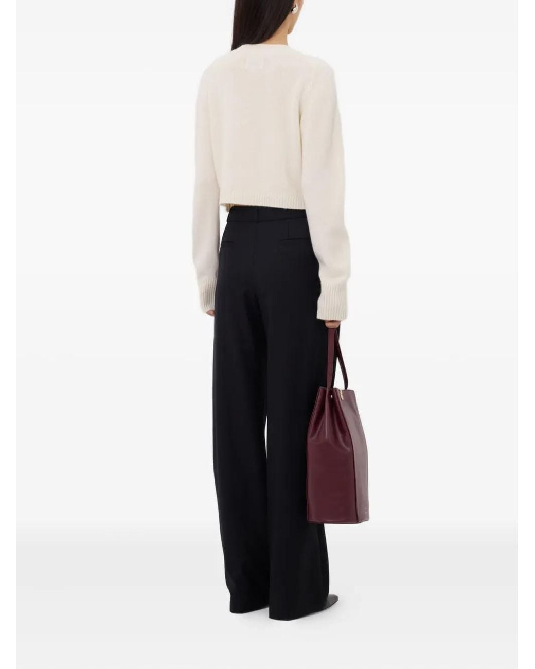 Loulou de Saison Natural Ribbed Cashmere Cardigan