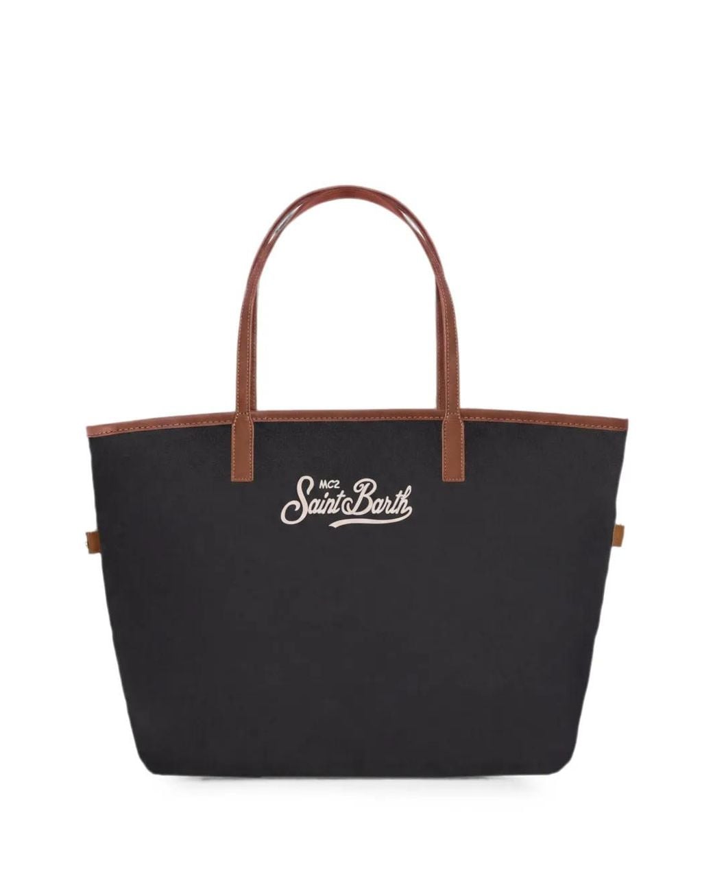Mc2 Saint Barth Black City Medium Nylon Bag