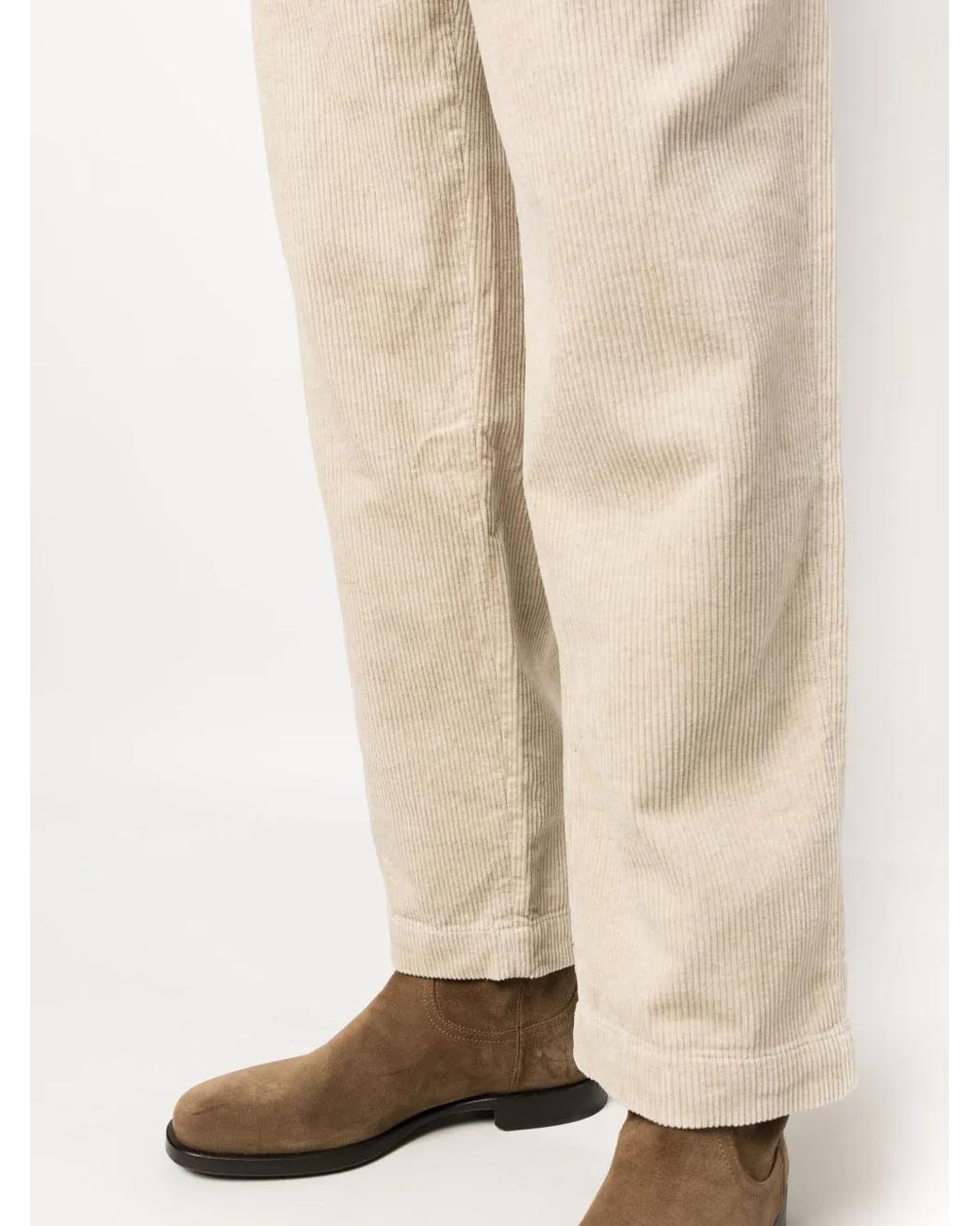 Isabel Marant Natural Railen Corduroy Trousers for men