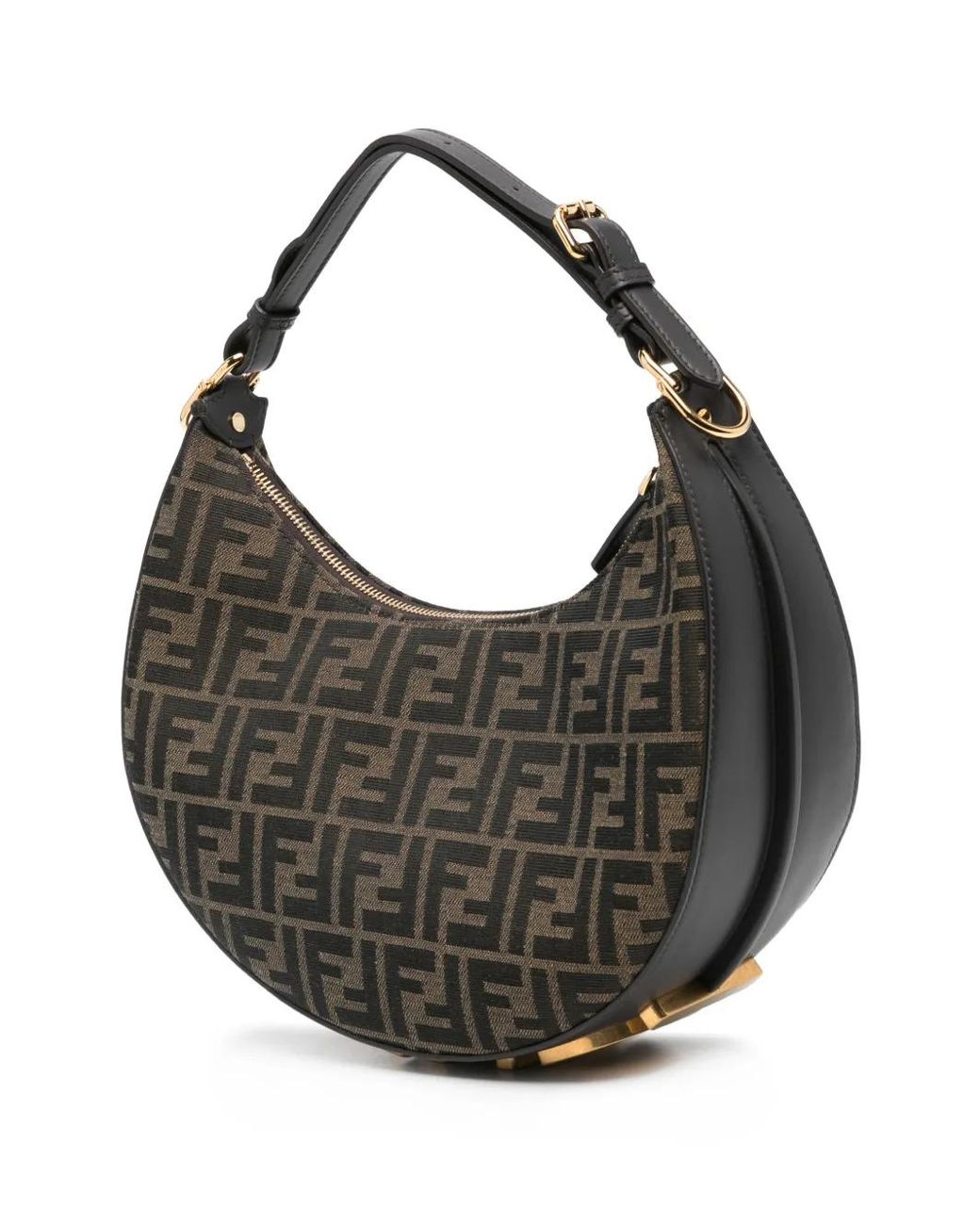 Fendi Gray Graphy Small