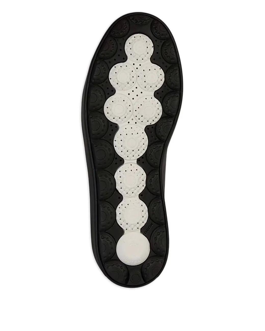 Geox Black Spherica Leather Lace-Up Sneakers for men