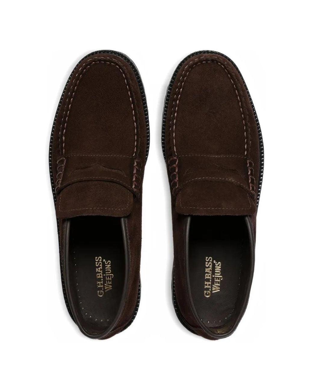 G.H.BASS Brown Weejuns Lug Boots for men