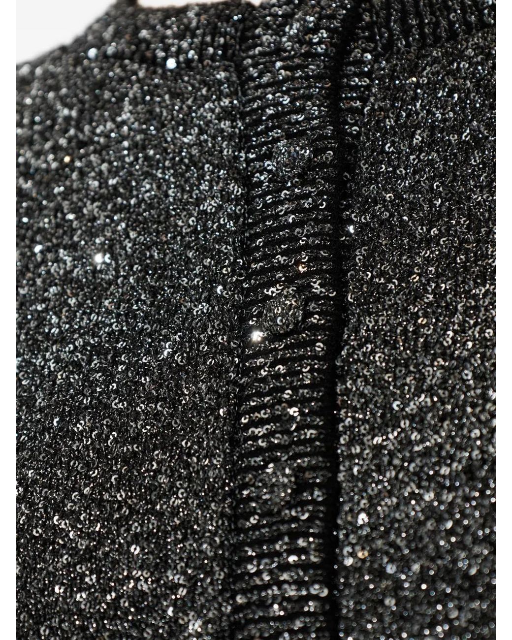 Cárdigan Con Lentejuelas LoveShackFancy de color Black
