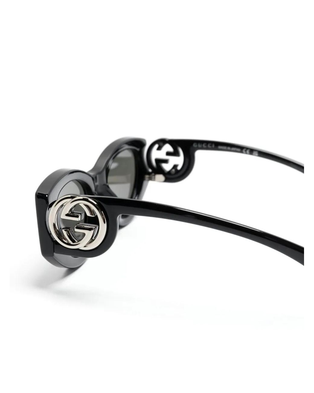 Gucci Gray Interlocking G Cat-Eye Sunglasses