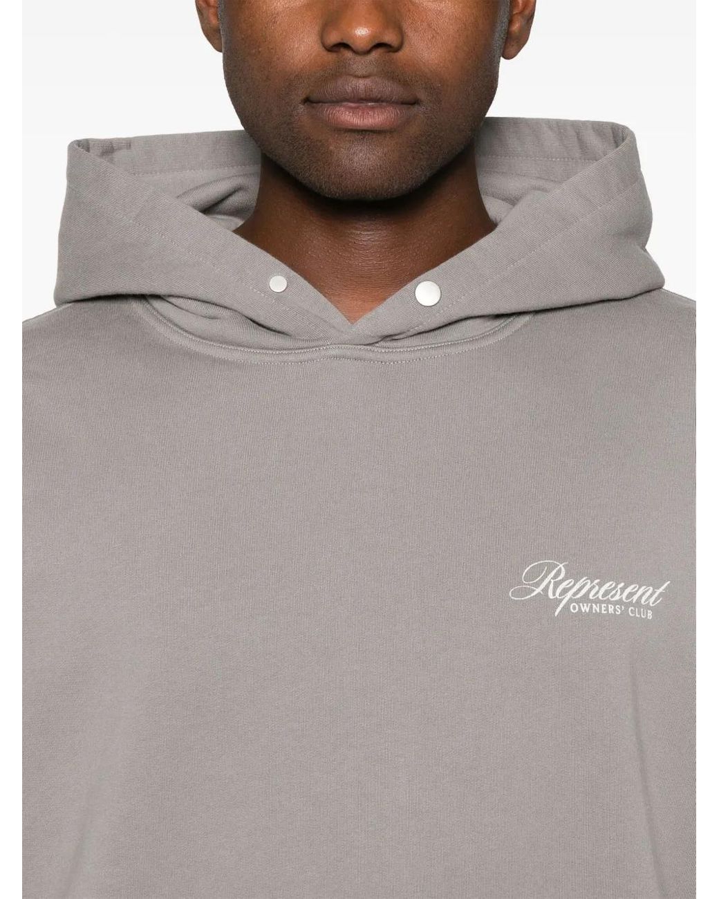 Represent Katoenen Hoodie in het Gray voor heren