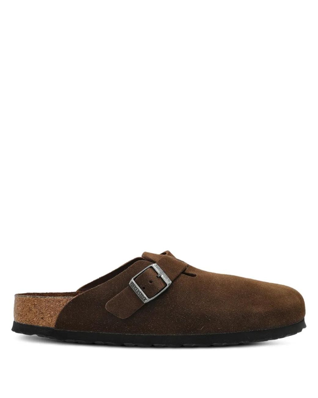 Birkenstock Brown Boston Clogs for men