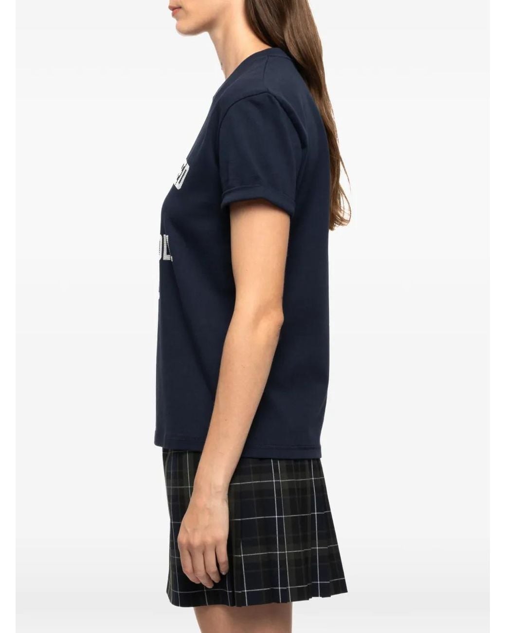 Zadig & Voltaire Blue Walko Tc Need Rnr Strass