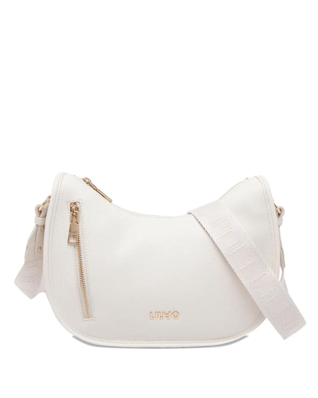 Liu Jo White Logo-Detail Shoulder Bag