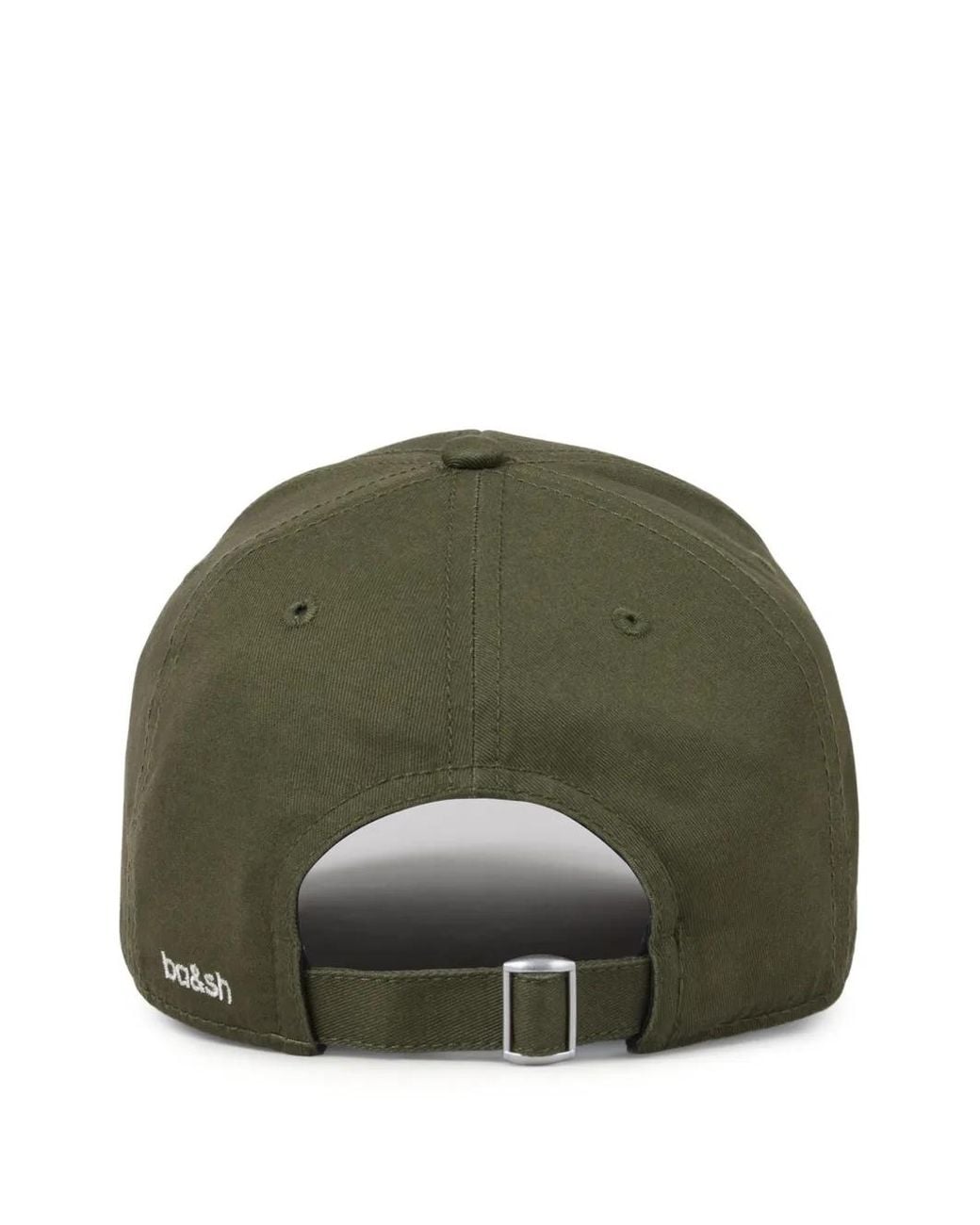 Ba&sh Green Heloa Logo-Embroidered Baseball Cap