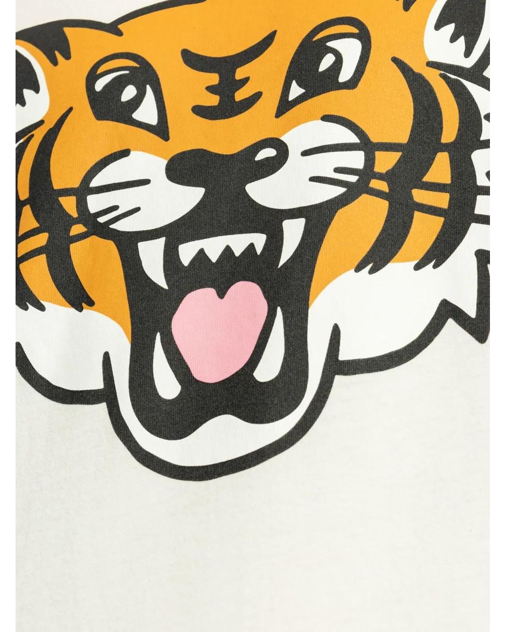 KENZO White Happy Tiger Classic Tshirt