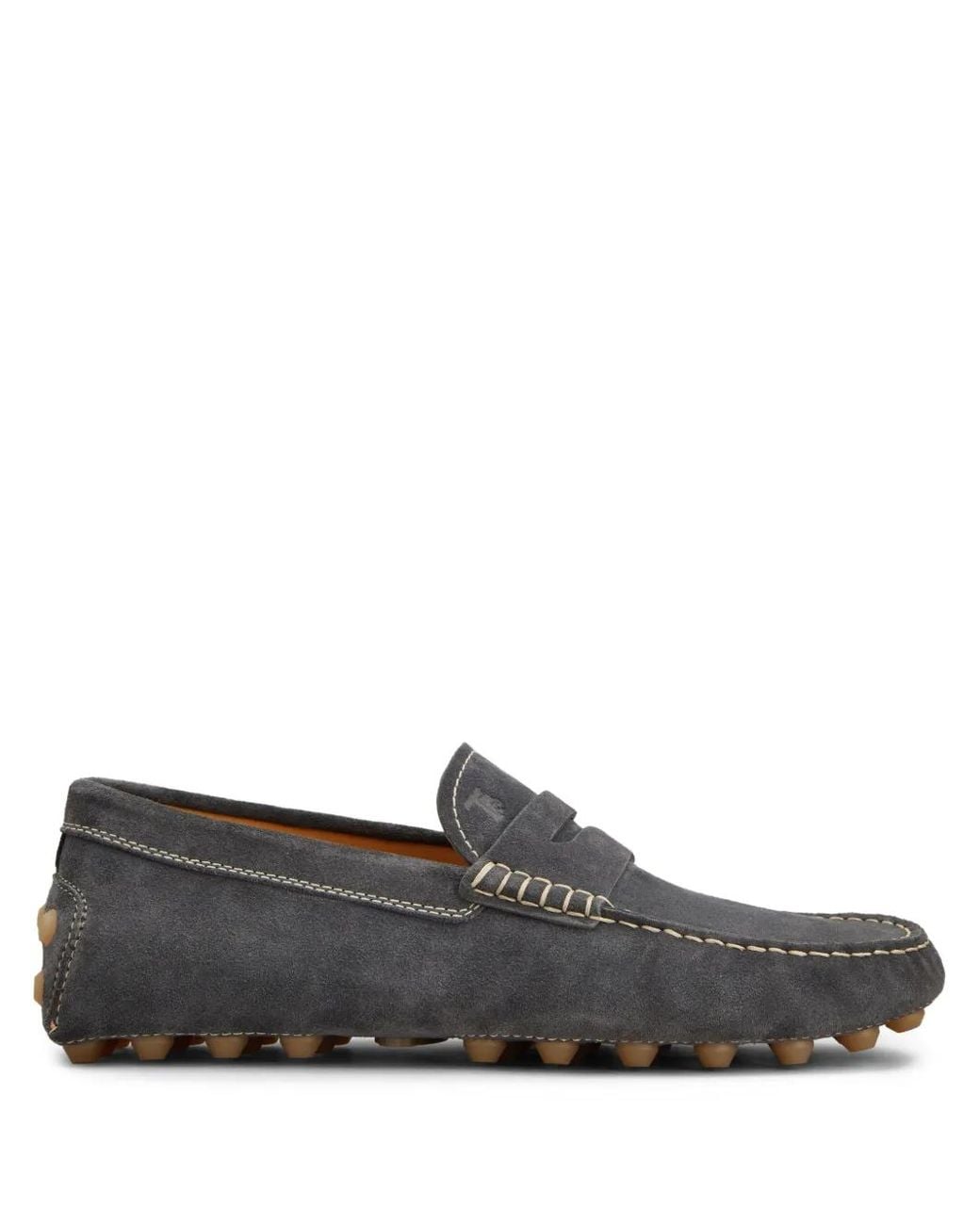 Tod's Gray Gommino Bubble Loafers for men