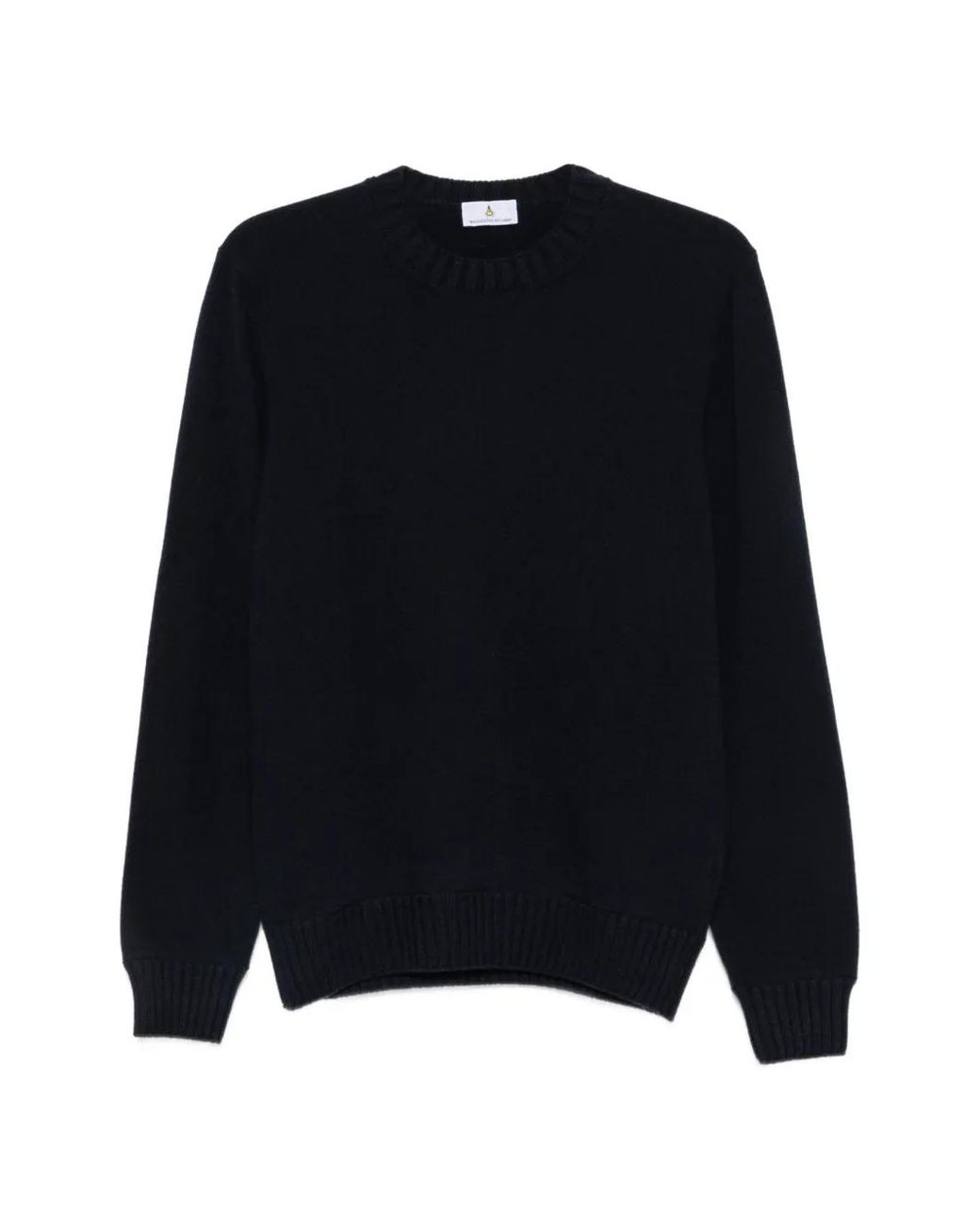 Magazzino Ricambi Black Crew-Neck Sweater for men