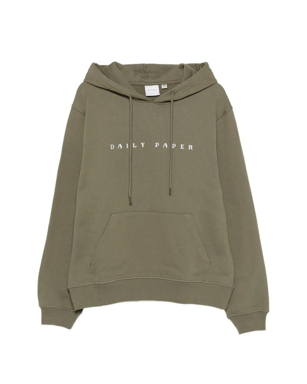 Daily Paper Green Logo-Detail Hoodie for men