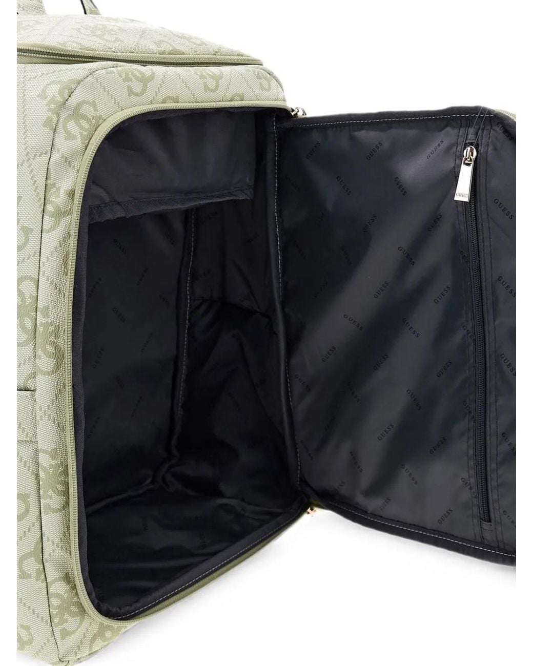 Guess White Berta 4G Logo Backpack