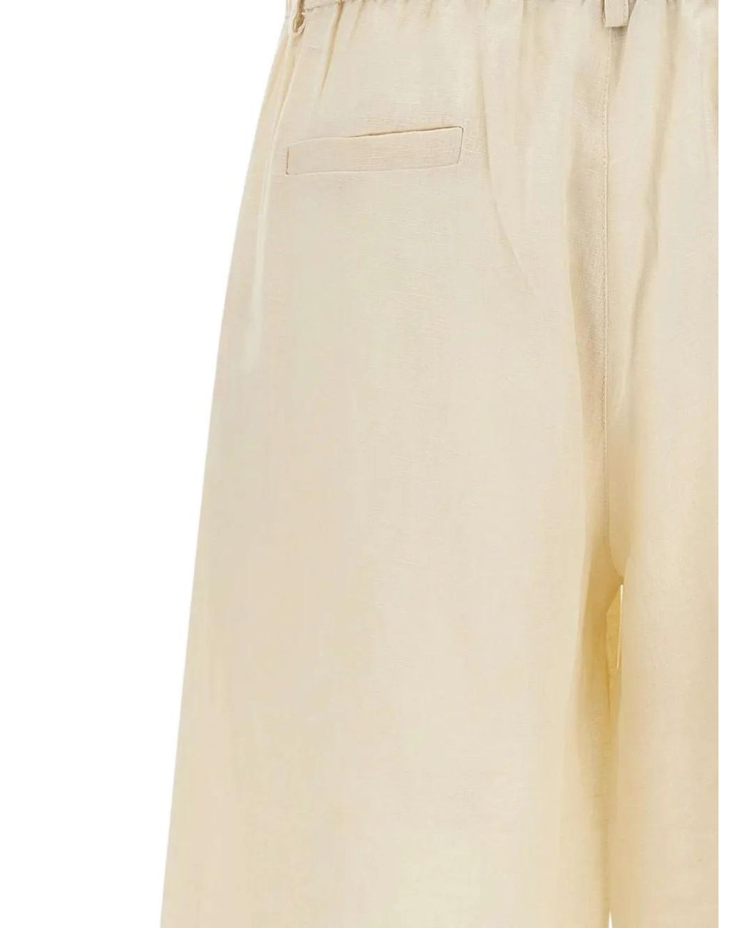 Kaos White Bermuda En Lin