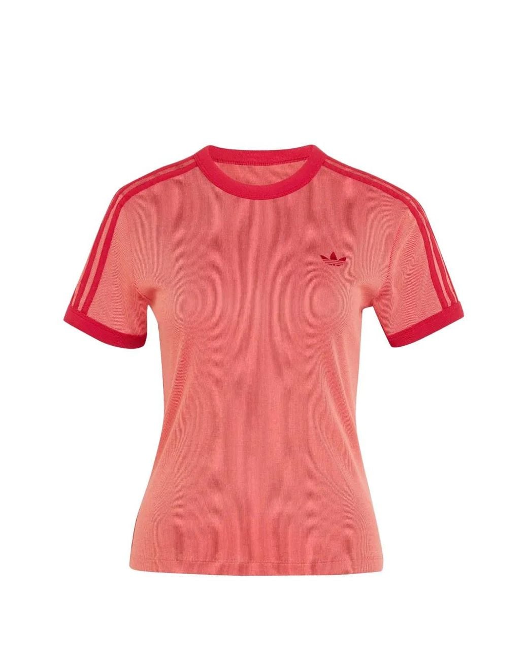 Adidas Pink Cali Slim-Fit T-Shirt