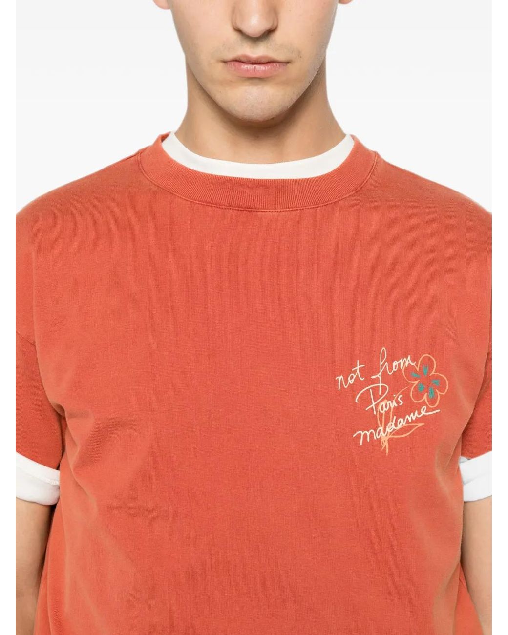 Drole de Monsieur Orange Not From Paris Madame T-Shirt for men