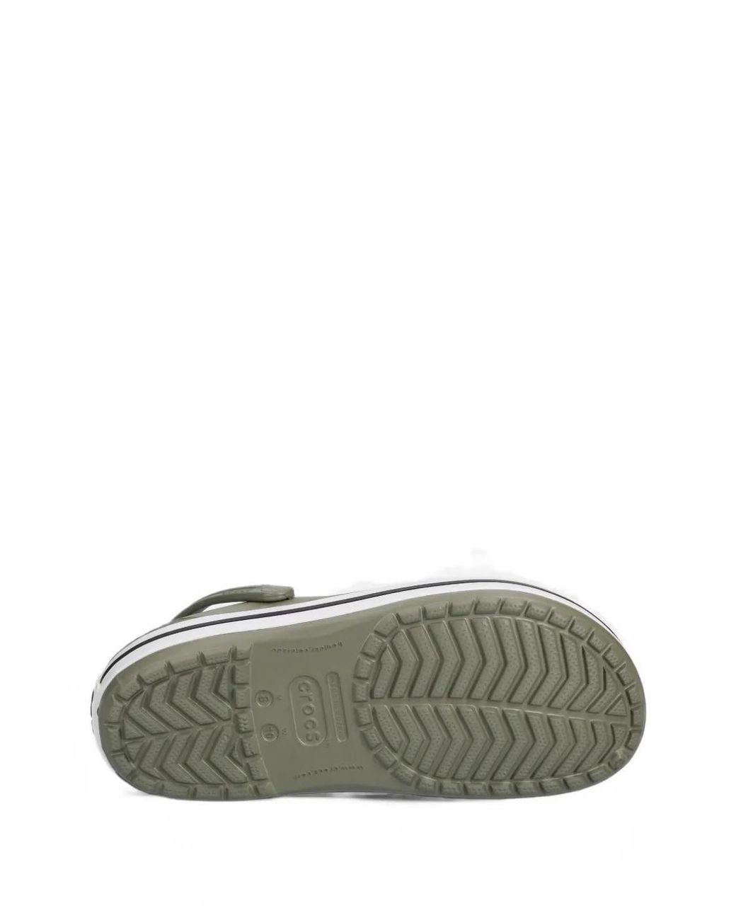 CROCSTM White Crocband Perforated Logo-Patch Mules