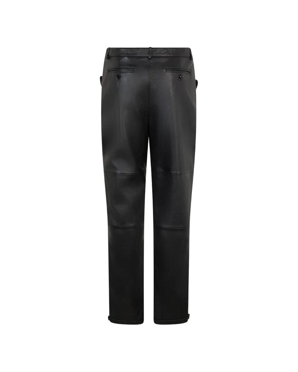 Moschino Black Contrast-Panel Trousers for men