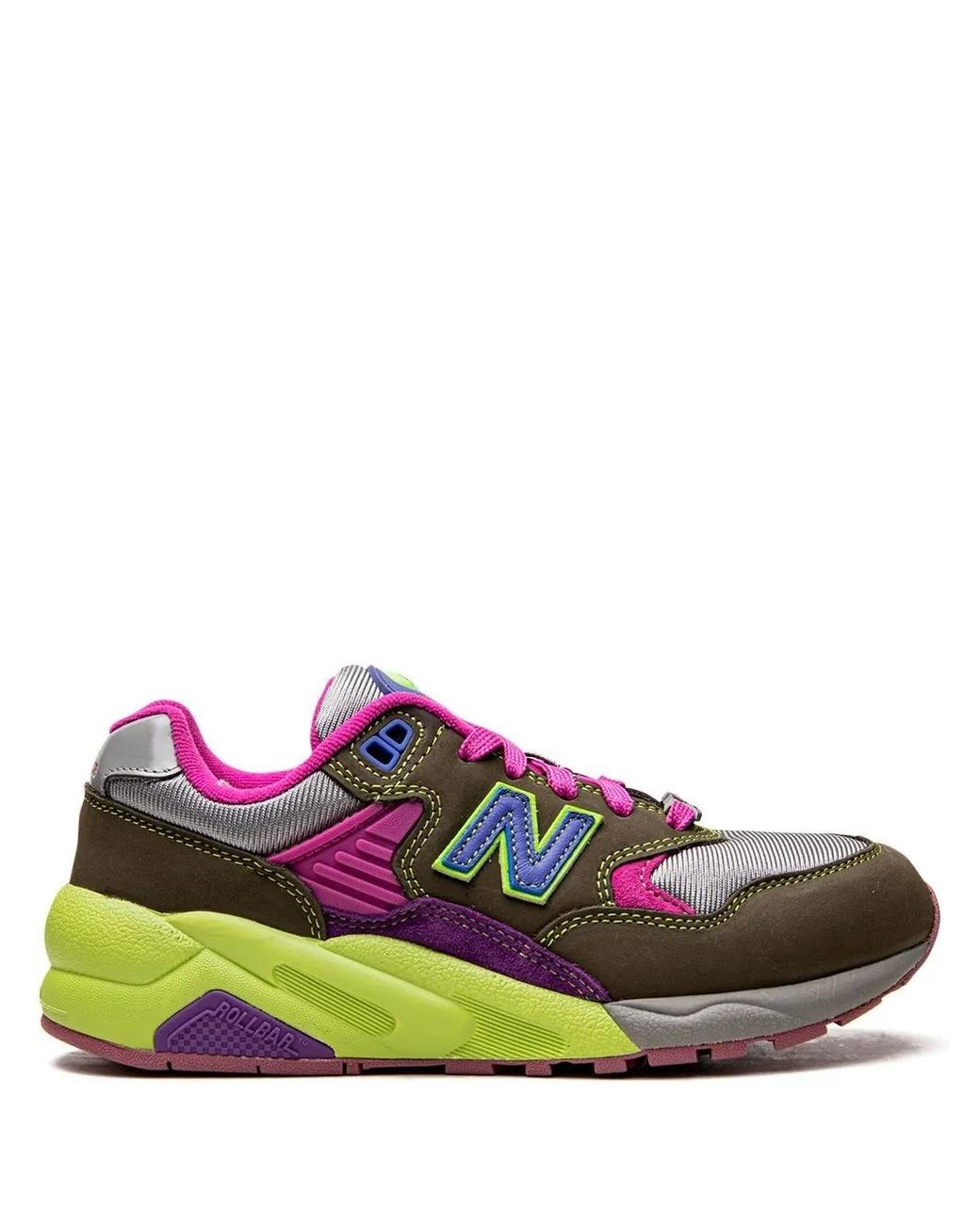 New Balance Green X Stray Rats Mt580 "Dark Moss/Cosmic Grape" Sneakers