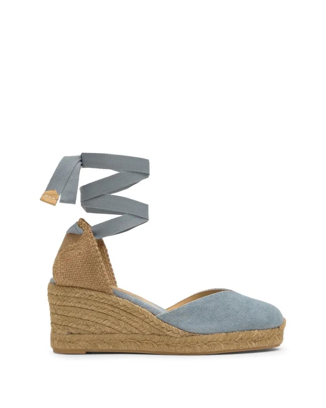 Castaner Blue Chiara T Canvas Espadrilles