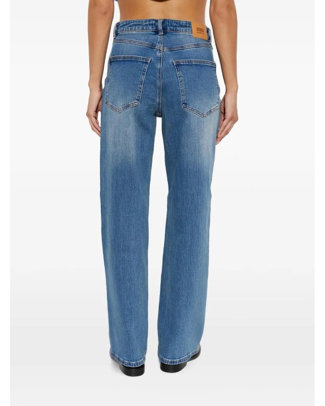 Gestuz Blue Gzjade Straight-Leg Jeans