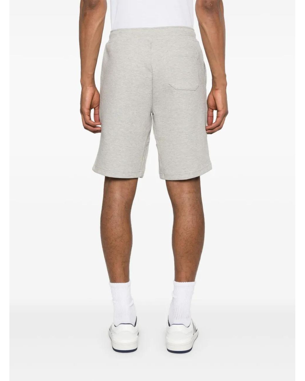 Polo Ralph Lauren White Polo Pony-Embroidered Track Shorts for men