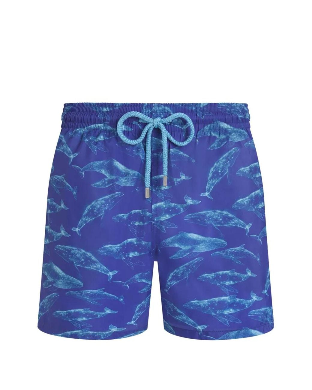 Vilebrequin Blue Whale-Print Swim Shorts for men
