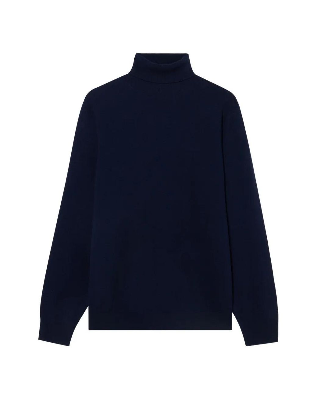 Brooks Brothers Blue Wool Turtleneck Sweater for men