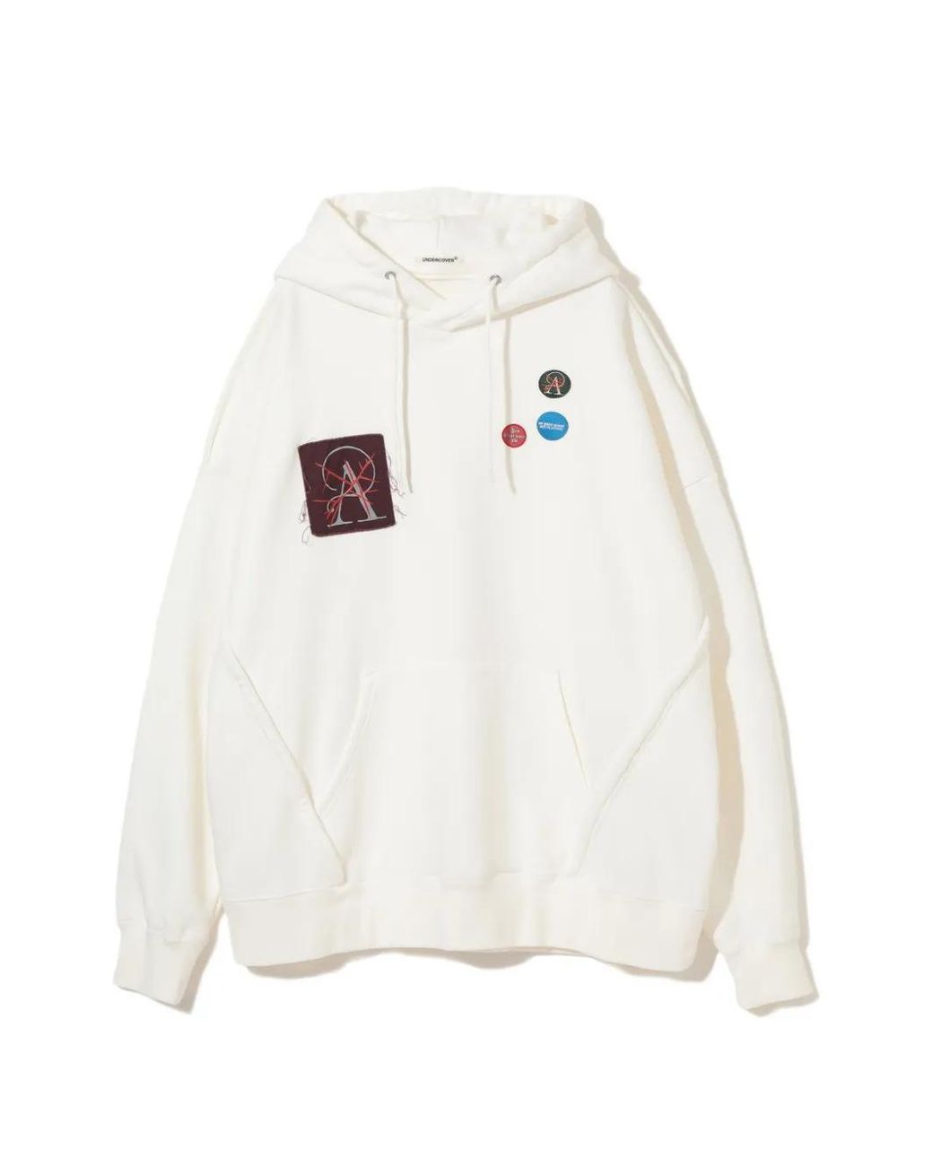 Hoodie À Design Patchwork Undercover pour homme en coloris White