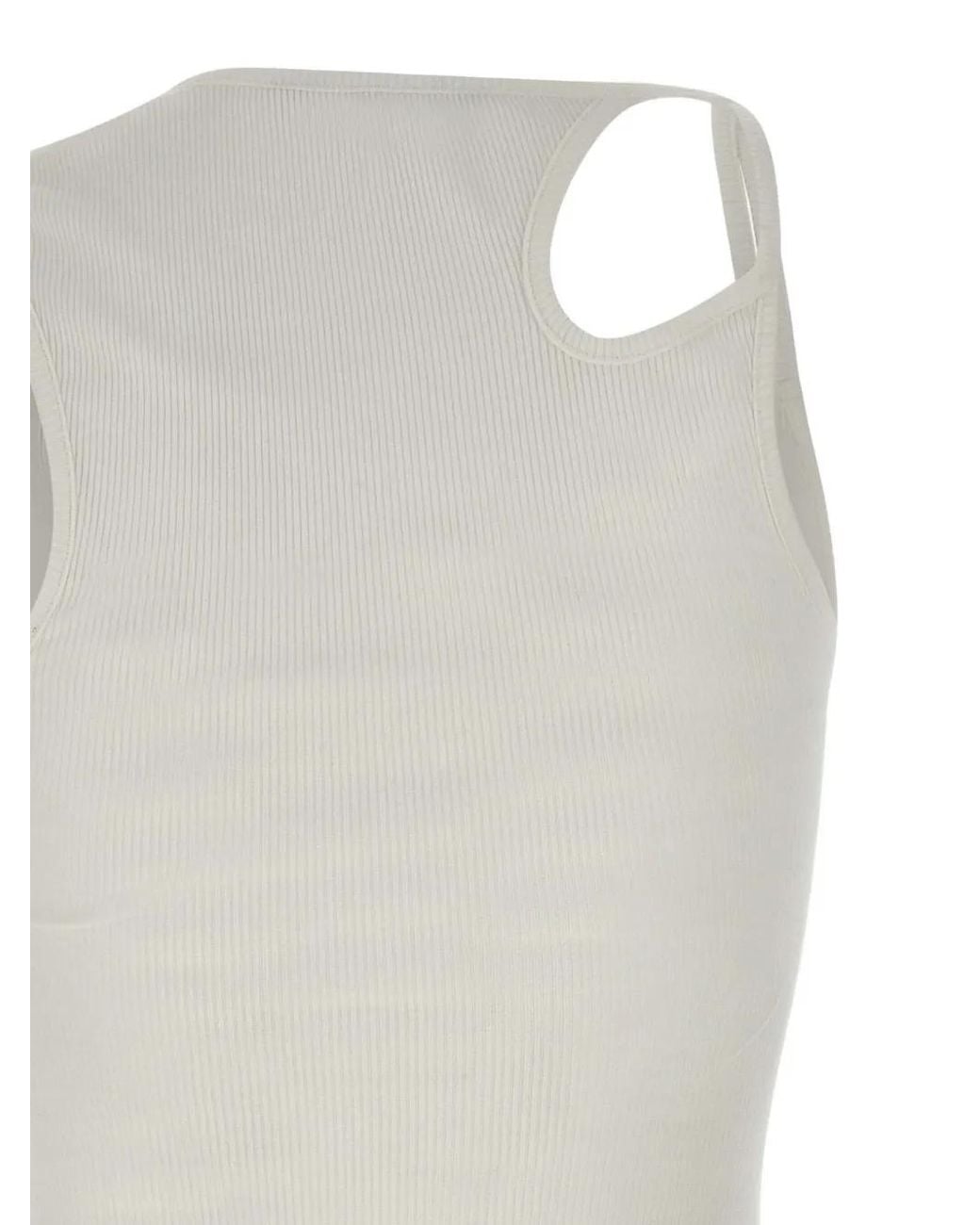 OTTOLINGER White Asymmetric Tank Top
