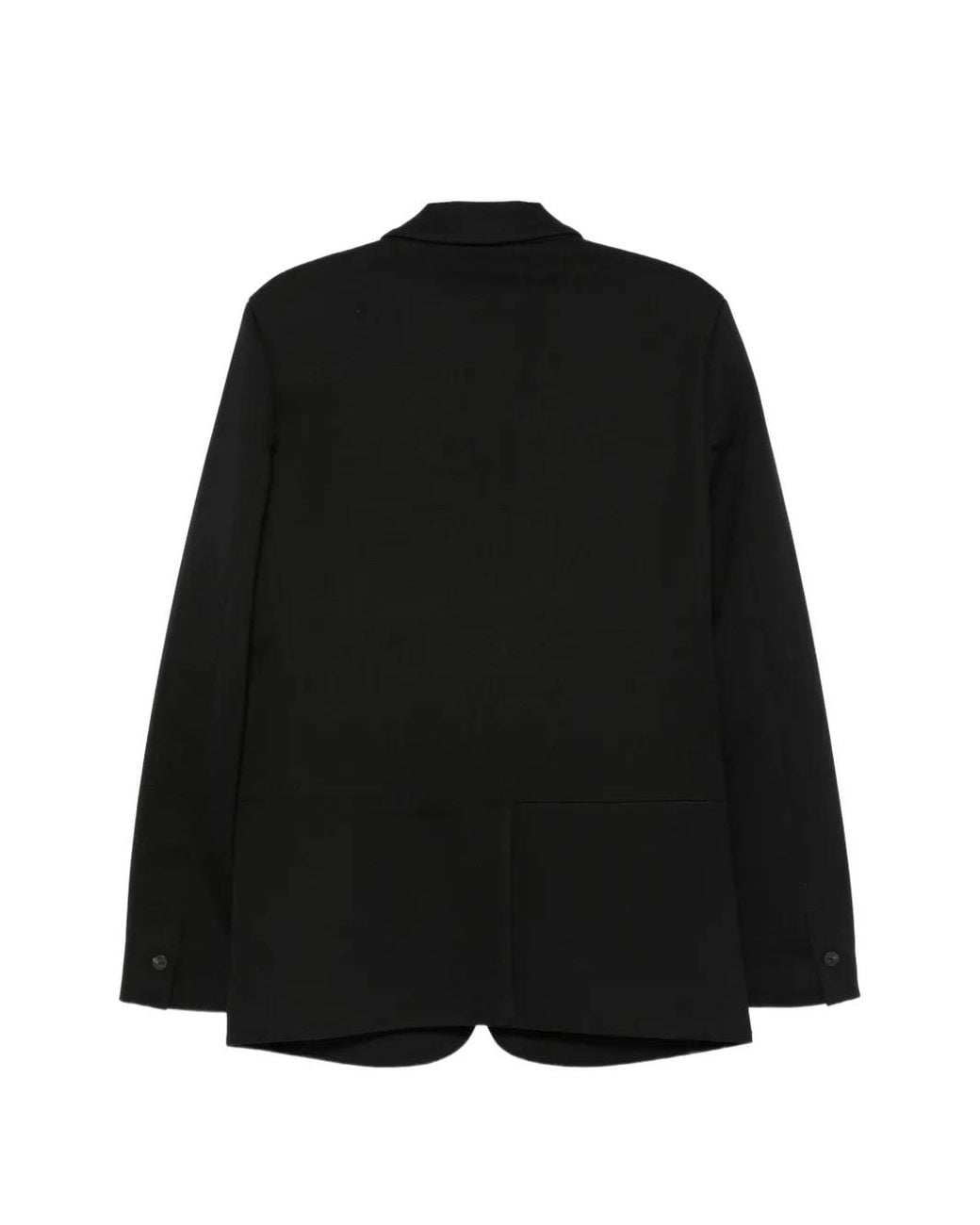 Label Under Construction Black Button-Up Blazer for men