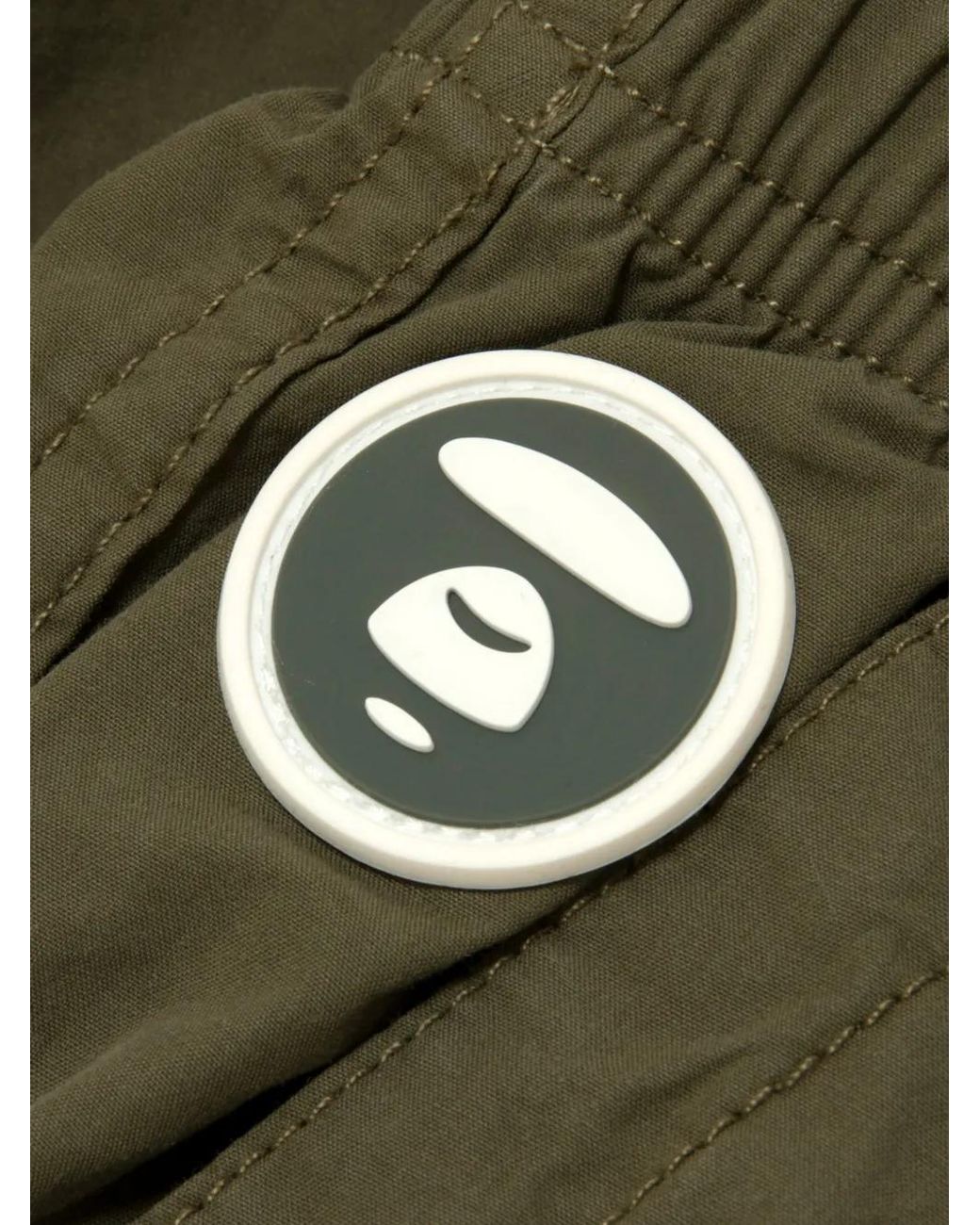 Aape By A Bathing Ape Green Cargo Shorts for men