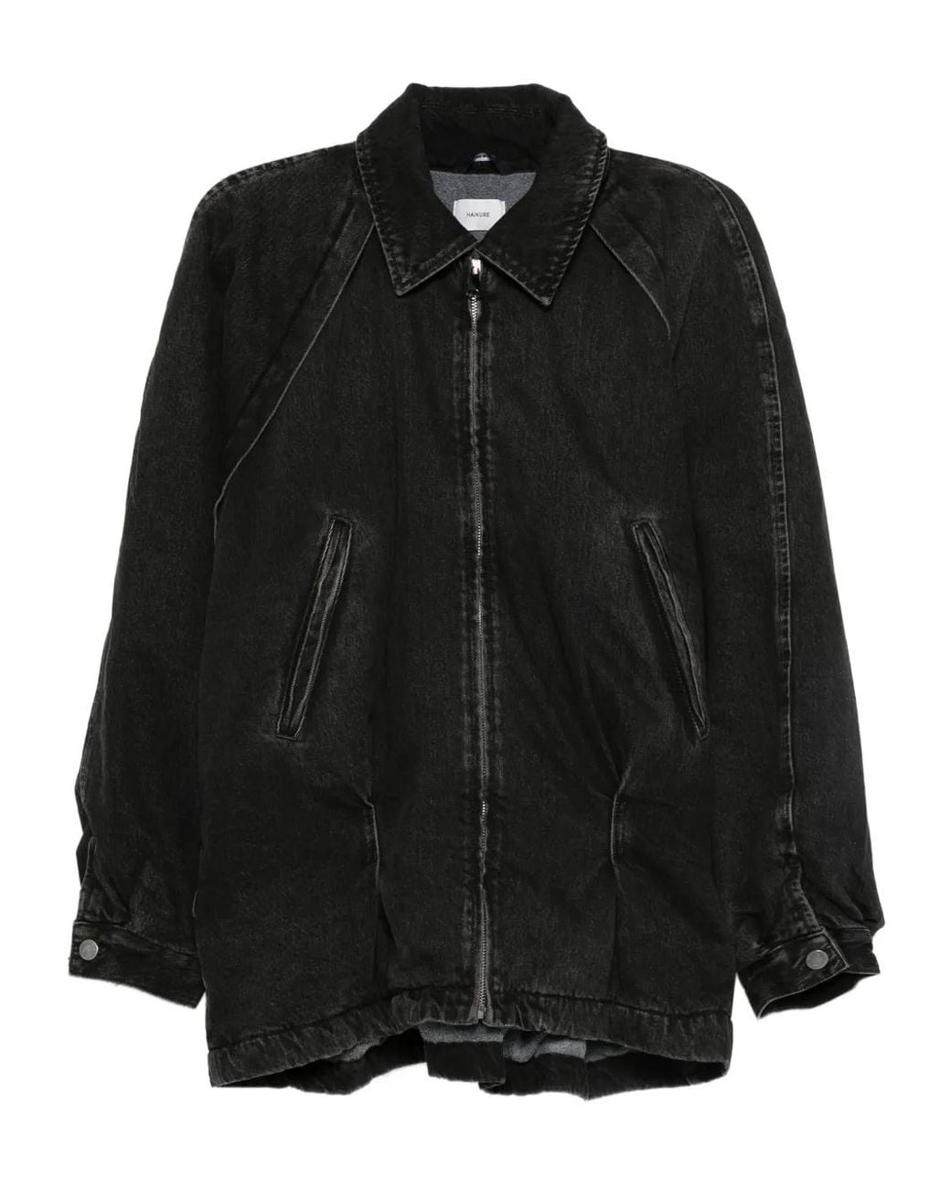 Chaqueta Vaquera Con Cremallera Haikure de color Black