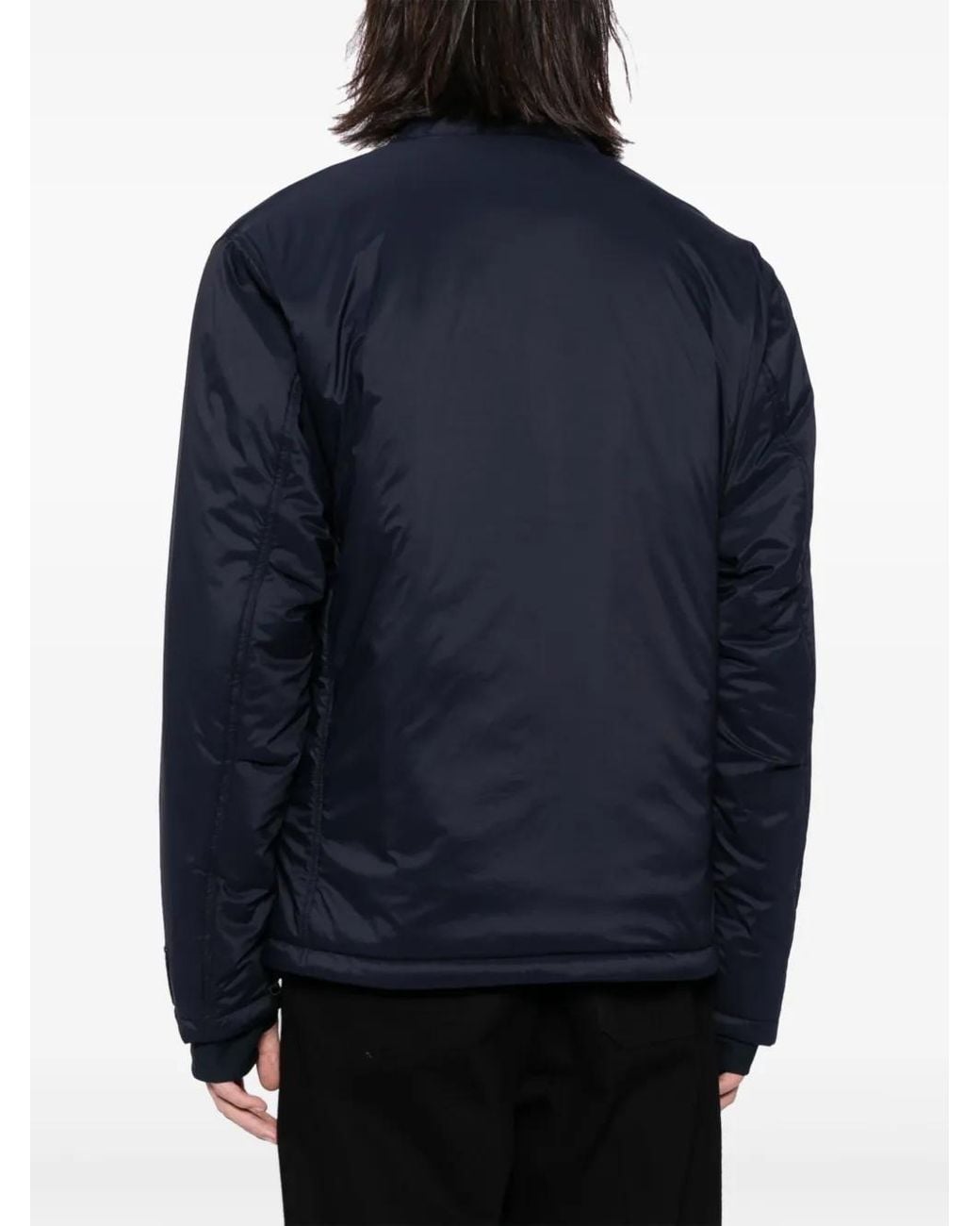 Undercover Blue Monk V-Neck Padded Jacket for men
