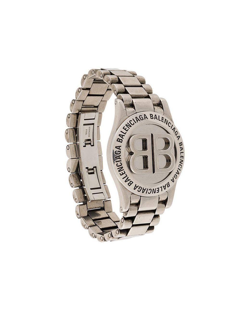 Balenciaga Bb Time Bracelet in Metallic for Men | Lyst Canada