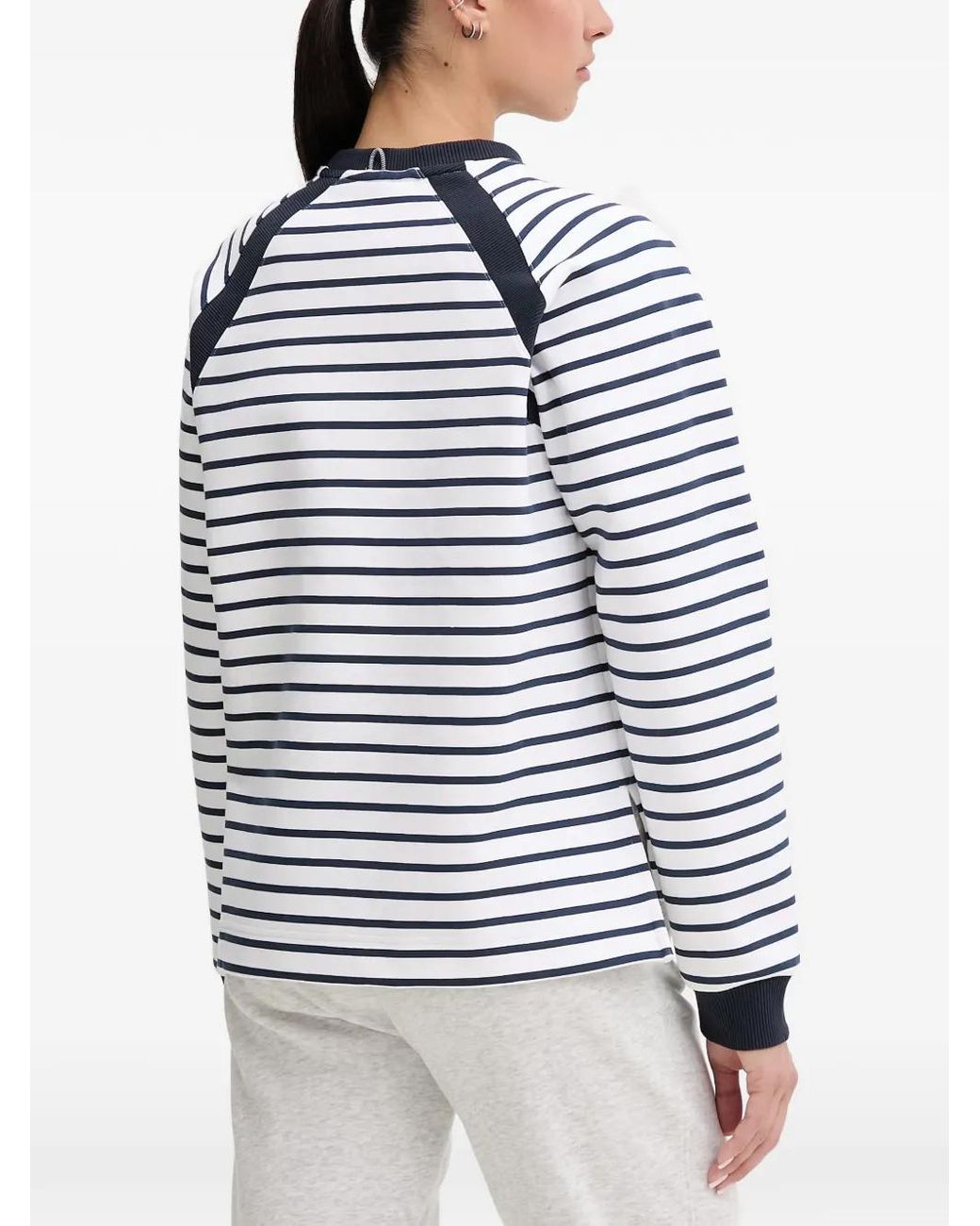 Helly Hansen Blue Capri Horizontal-Stripe Sweater