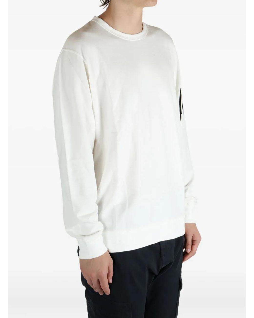 C P Company White Sweatshirts for men