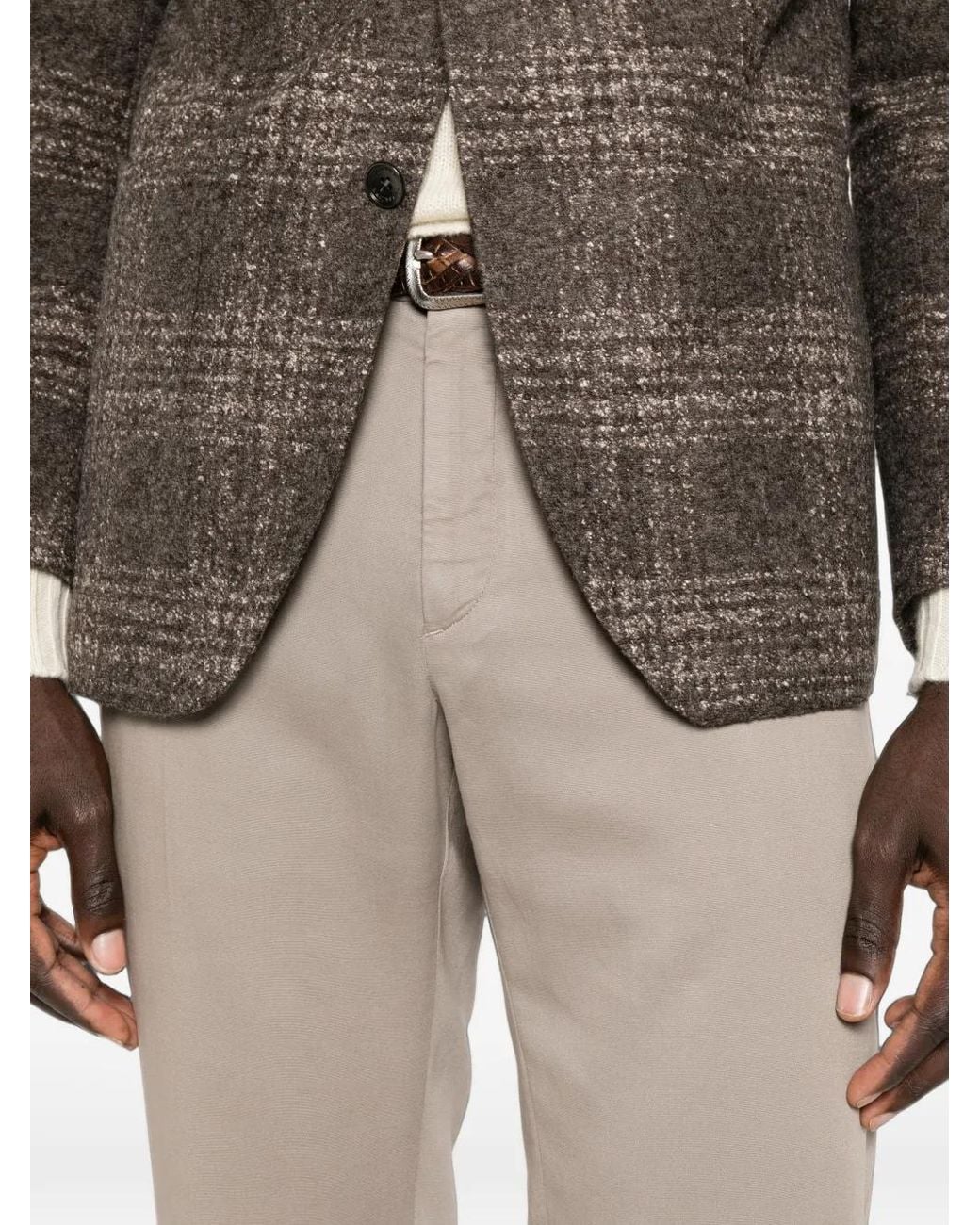 Incotex Gray Pantalon À Poches Latérales for men