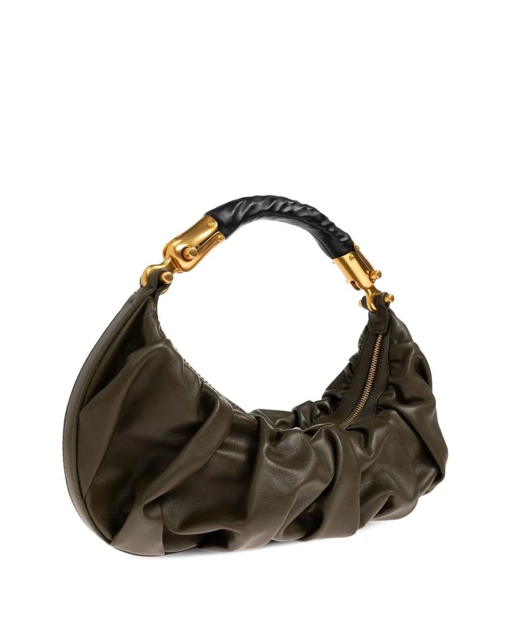 Balmain Black Ebene Twisted Tote Bag