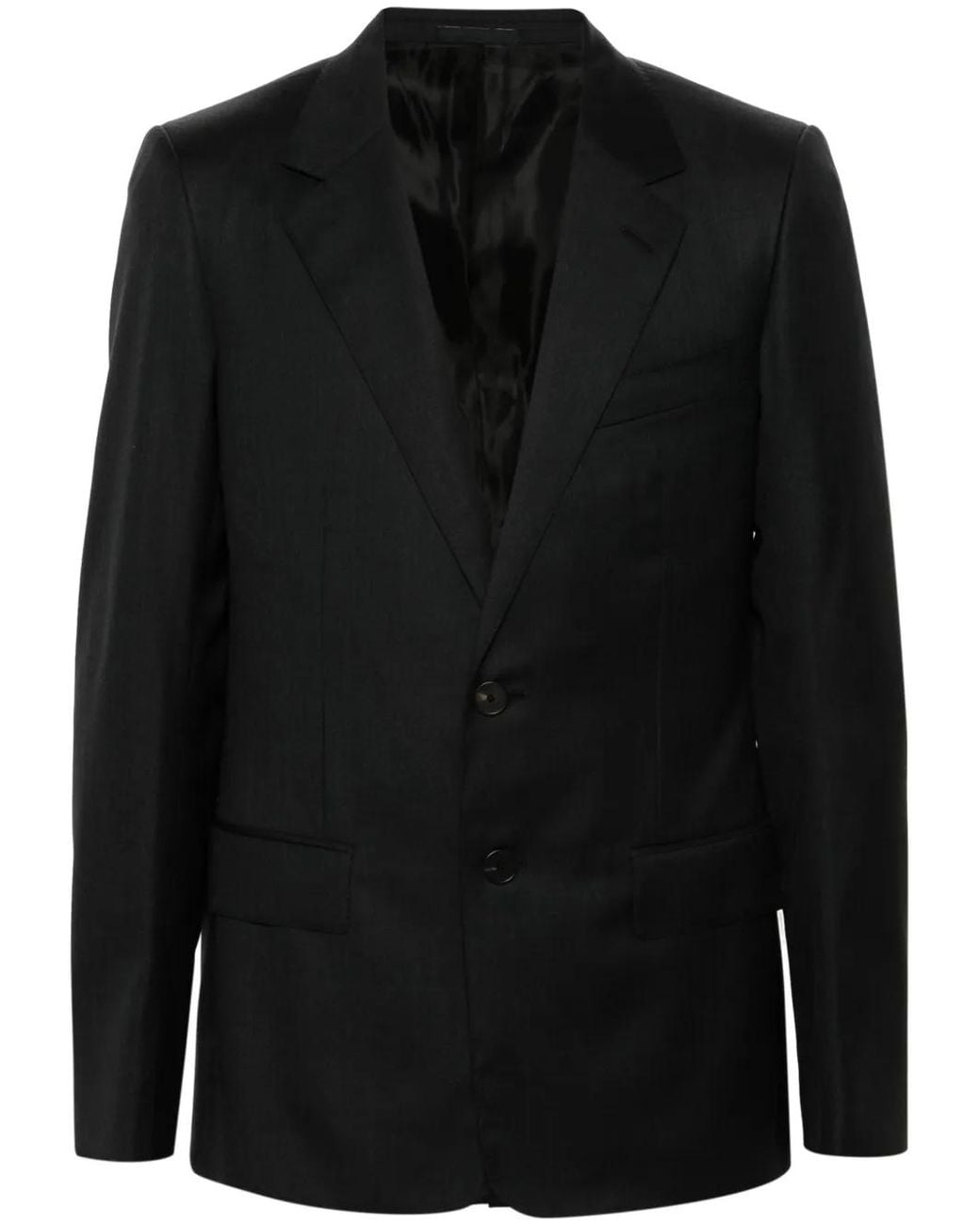 Lanvin Black Single-Breasted Blazer for men